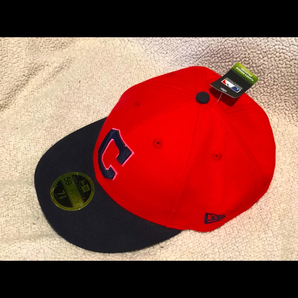 MLB Cleveland Indians Baseball Cap Size 7 5/8